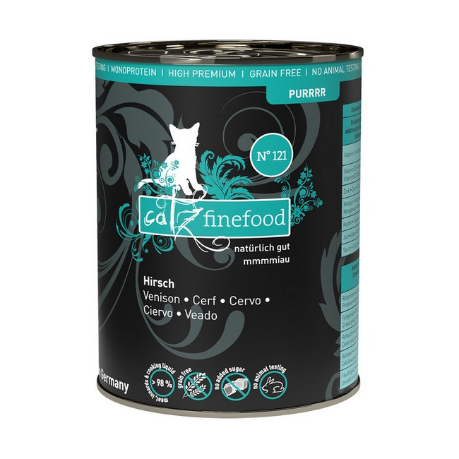 Catz Finefood Purrrr N.121 Jeleń puszka 400g