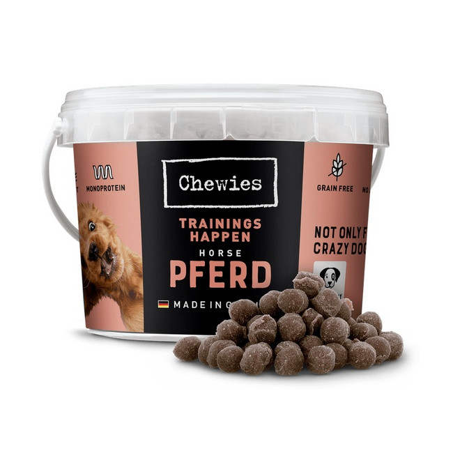 Chewies Trainings-Happen Konina monobiałkowe, bezzbożowe wiaderko 300g