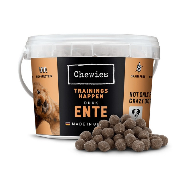 Chewies Trainings-Happen Kaczka monobiałkowe, bezzbożowe wiaderko 300g