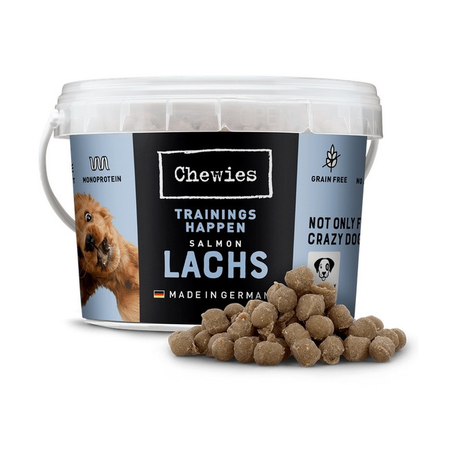 Chewies Trainings-Happen Łosoś wiaderko 300g