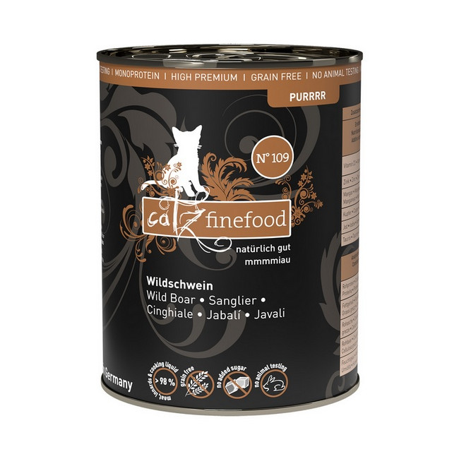Catz Finefood Purrrr N.109 Dzik puszka 400g