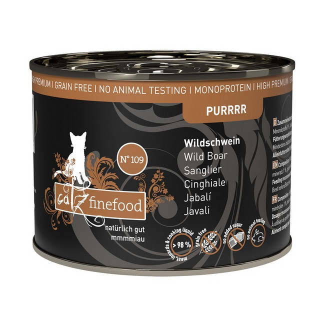 Catz Finefood Purrrr N.109 Dzik puszka 200g