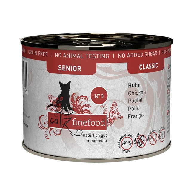 Catz Finefood Classic Senior N.03 Kurczak puszka 200g