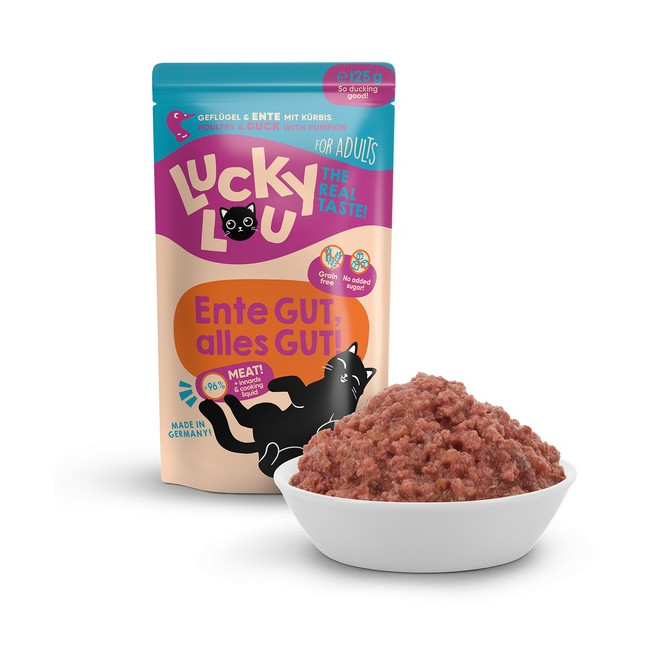 Lucky Lou Lifestage Adult Drób i kaczka saszetka 125g