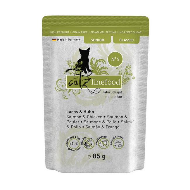 Catz Finefood Classic Senior N.05 Łosoś i kurczak saszetka 85g