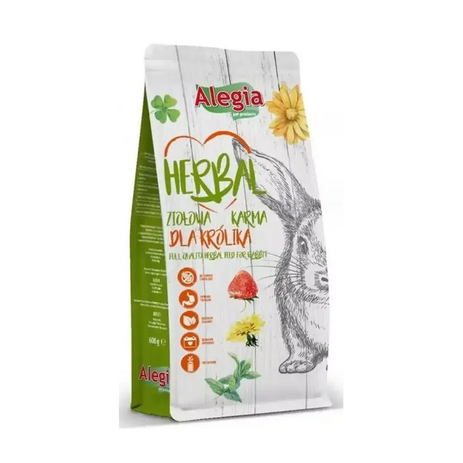 Alegia Herbal Królik 600g