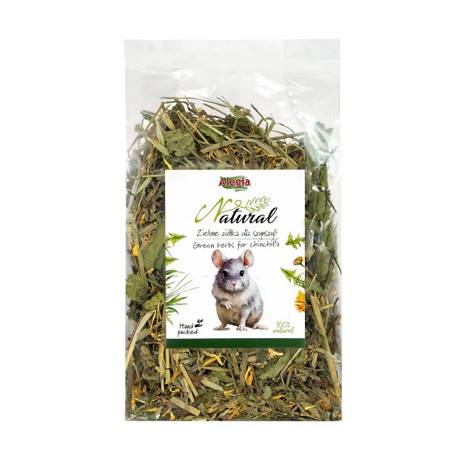 Alegia Natural Zielone ziółka dla szynszyli 120g