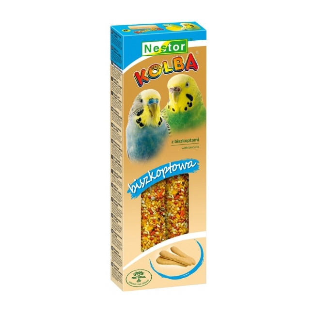 Nestor Kolba Papuga mała biszkoptowa 2szt