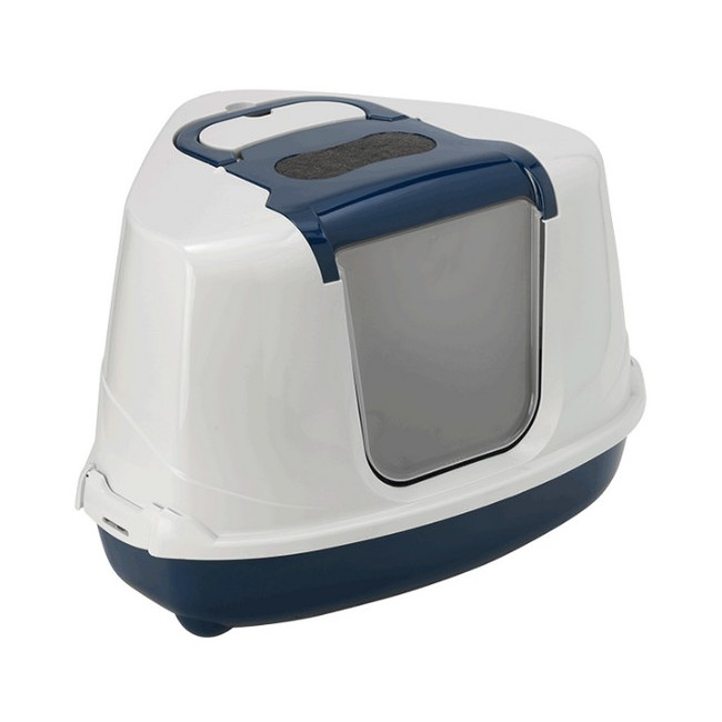 Yarro/Moderna Toaleta narożna z filtrem granatowa [Y3401]