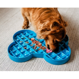 SloDog Slow Feeder Plate Miska spowalniająca duża kość czarna