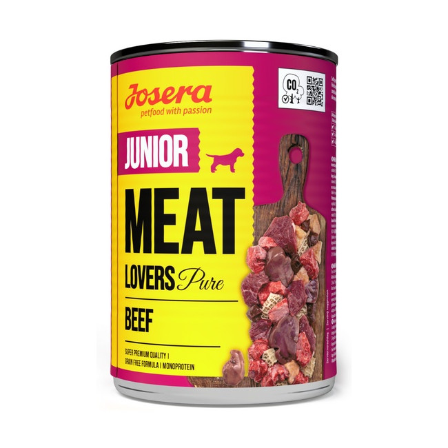 Josera Meat Lovers Pure Junior Wołowina puszka 400g