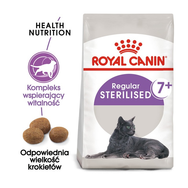 Royal Canin Sterilised 7+ karma sucha dla kotów dorosłych, od 7 do 12 roku życia, sterylizowanych 3,5kg