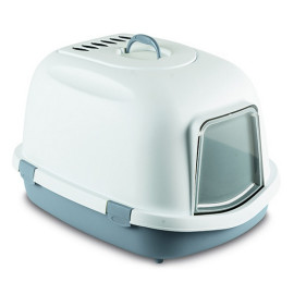 Stefanplast Toaleta Jumbo z filtrem dla dużych kotów szaroniebieska [96880]