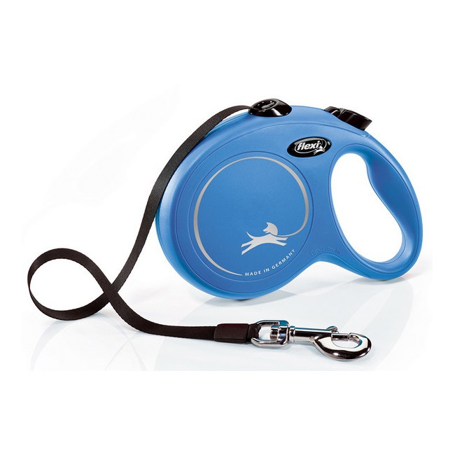 Flexi New Classic Smycz taśma L 5m niebieska [FL-2312]