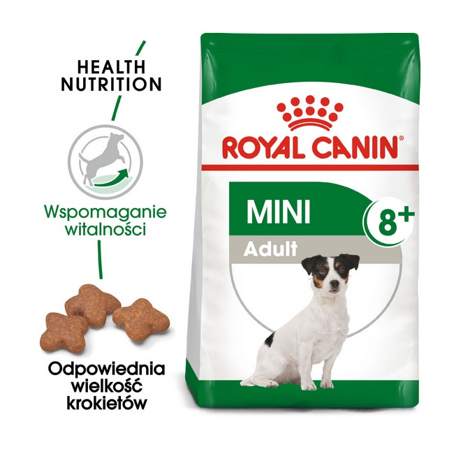 Royal Canin Mini Adult 8+ karma sucha dla psów starszych od 8 do 12 roku życia, ras małych 2kg