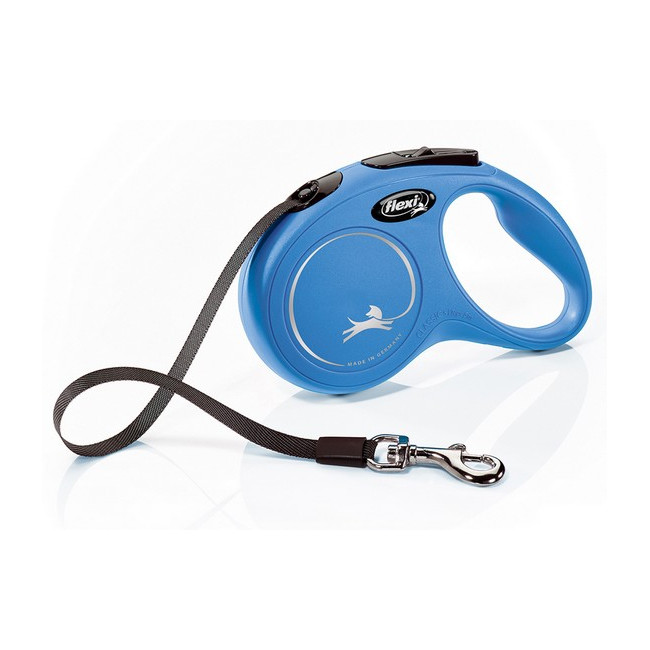 Flexi New Classic Smycz taśma S 5m niebieska [FL-3211]