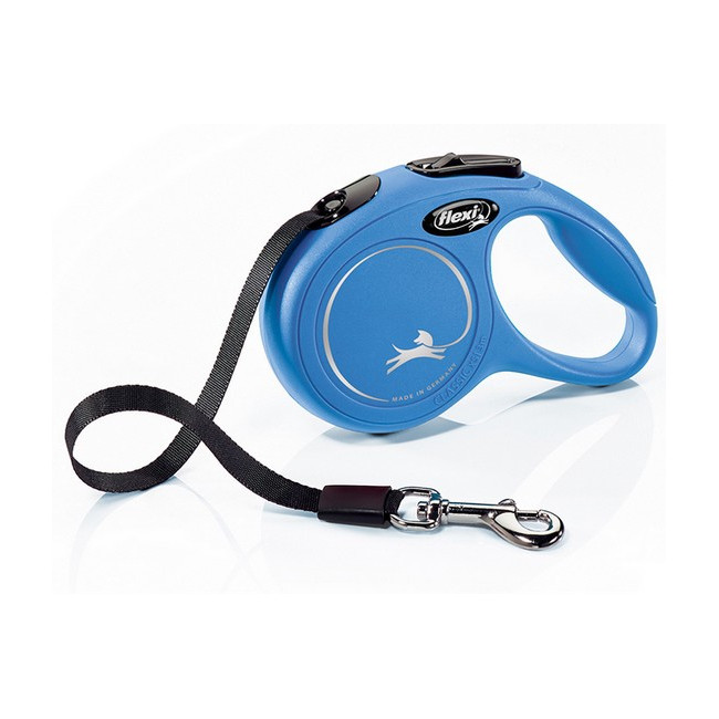 Flexi New Classic Smycz taśma XS 3m niebieska [FL-3112]