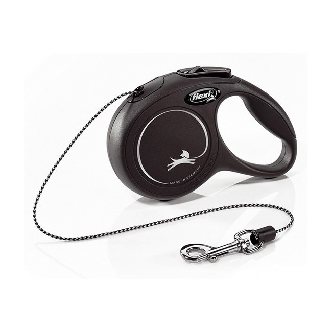 Flexi New Classic Smycz linka XS 3m czarna [FL-2429]