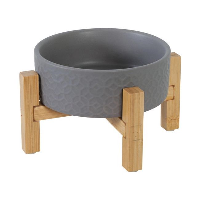 Zolux Miska ceramiczna dla psa i kota Keramo Solo 300ml szara