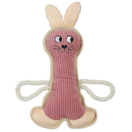 Zolux Zabawka dla psa Królik Buddy różowy 33cm