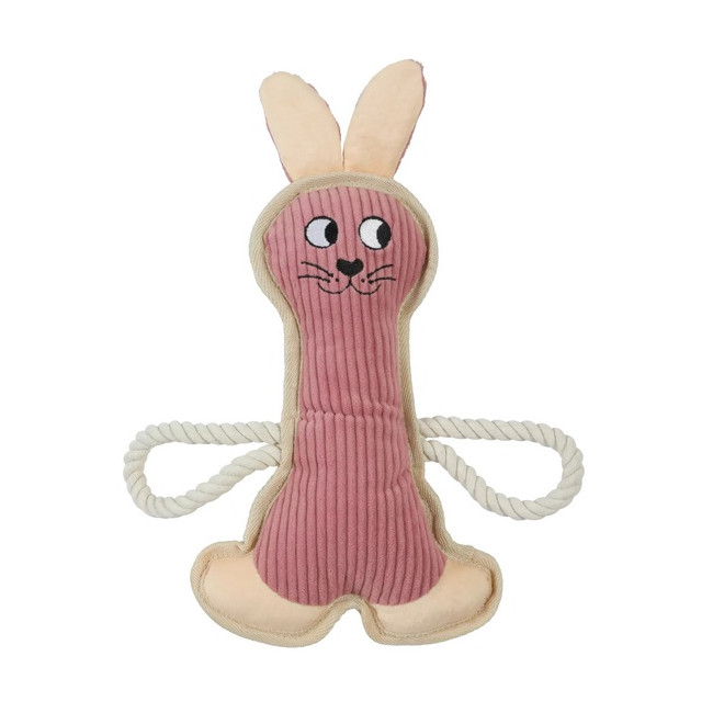 Zolux Zabawka dla psa Królik Buddy różowy 33cm