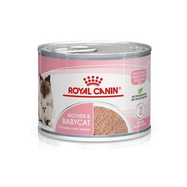 Royal Canin Mother & Babycat Mousse karma mokra - mus dla kociąt i kotek karmiących puszka 195g