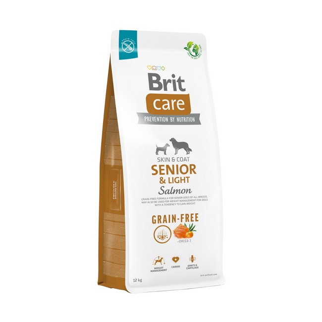 Brit Care Grain Free Senior & Light Salmon 12kg