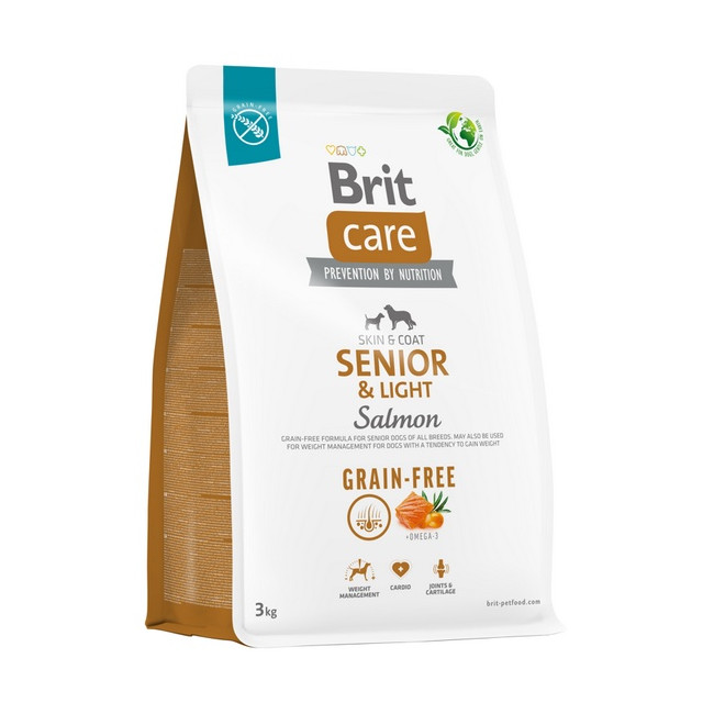 Brit Care Grain Free Senior & Light Salmon 3kg