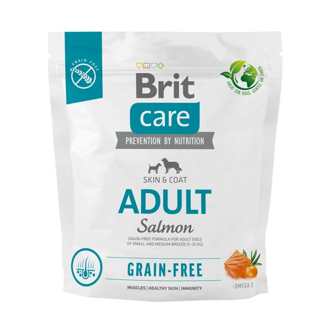 Brit Care Grain Free Adult Small & Medium Salmon 1kg
