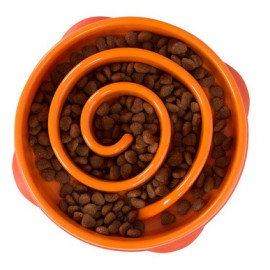 Outward Hound Fun Feeder Mini Miska spowalniająca pomarańczowa [51004]