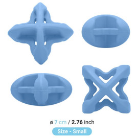 PetDreamHouse Zabawka gumowa Geo-Astro Rolly błękitna