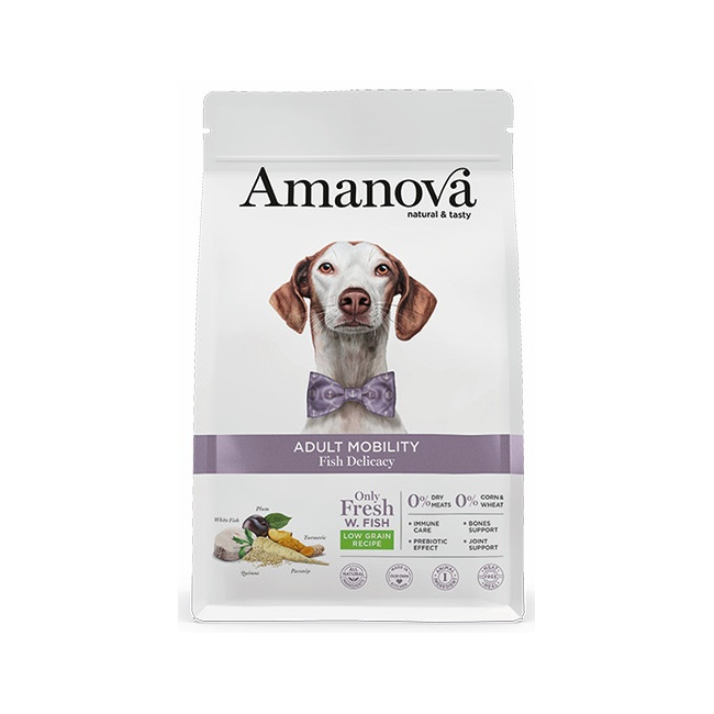 Amanova Dog Adult Mobility Fish Delicacy - biała ryba 10kg