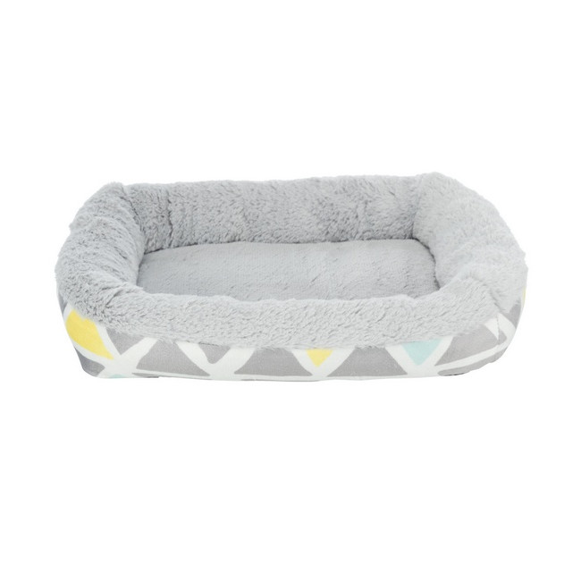 Trixie Legowisko Bunny dla królika i kawii domowej prostokątne 30x6x22cm szare