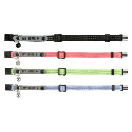 Trixie Obroża nylon dla kota z plakietką adresową [41576]