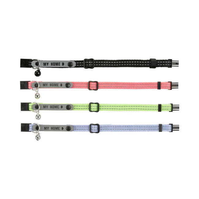 Trixie Obroża nylon dla kota z plakietką adresową [41576]