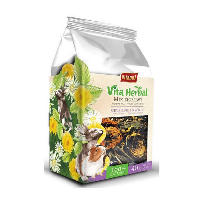 Vitapol Vita Herbal Mix ziolowy dla gryzoni i królika 40g