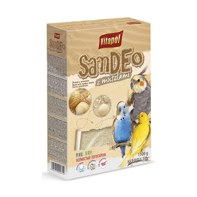 Vitapol Piasek dla ptaków z muszlami 1,5kg [2081]