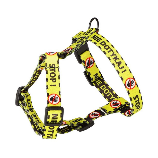 Dingo Szelki dwupaskowe Guard City - Nie Dotykaj rozmiar S