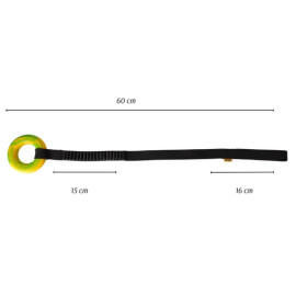 Dingo Zabawka dla psa - Szarpak Ringo z rączką bungee 10cm