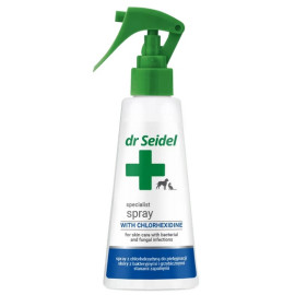 Dr Seidel Spray z chlorheksydyną - do skóry z bakteryjnymi i grzybiczymi stanami zapalnymi 100ml
