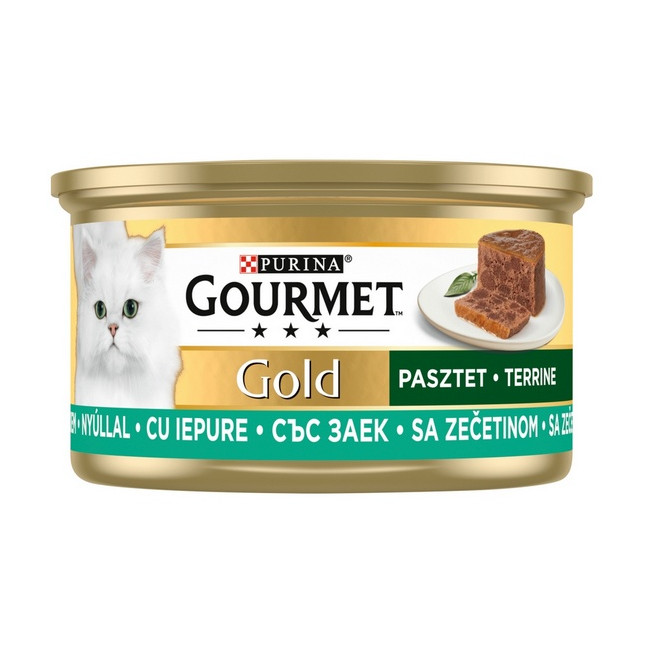 Gourmet Gold Pasztet z królika 85g