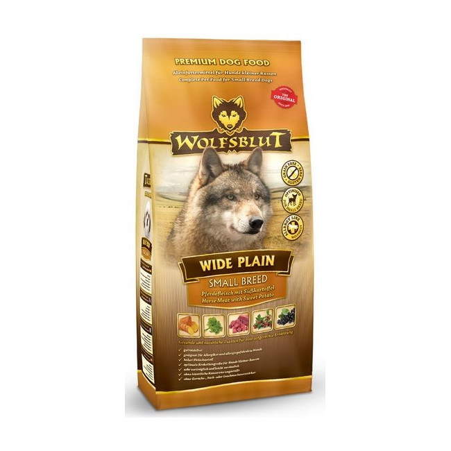 Wolfsblut Dog Wide Plain Small - konina i bataty 7,5kg