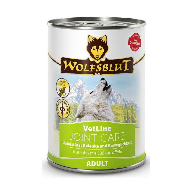 Wolfsblut Dog VetLine Joint Care - indyk i bataty puszka 395g