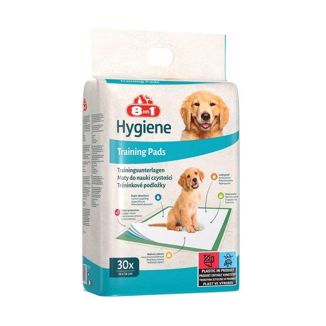 8in1 Mata absorbująca Training Pads 56x57cm - duże opakowanie 30szt