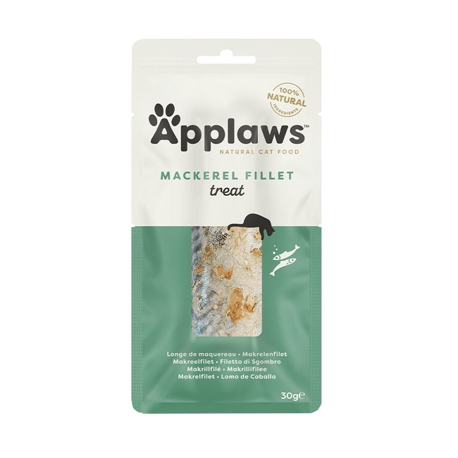 Applaws Natural Cat Loin Suszona polędwica z makreli 30g