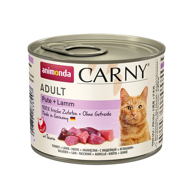 Animonda Carny Adult Indyk + Jagnięcina puszka 200g