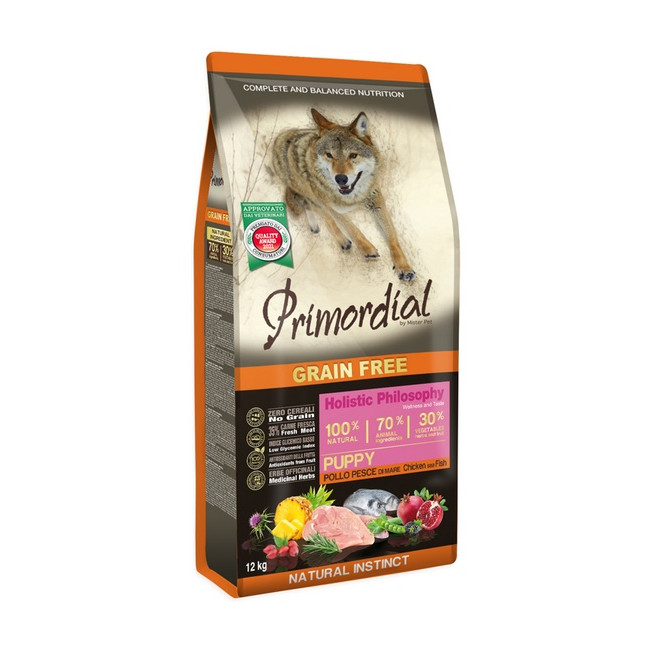Primordial Dog Grain Free Puppy Chicken & Sea Fish 12kg