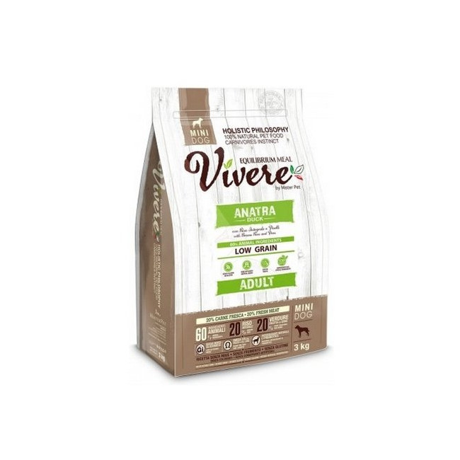 Vivere Dog Mini Adult Duck 3kg