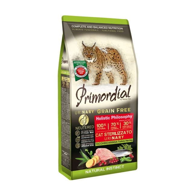 Primordial Cat Grain Free Urinary Turkey & Herring 400g