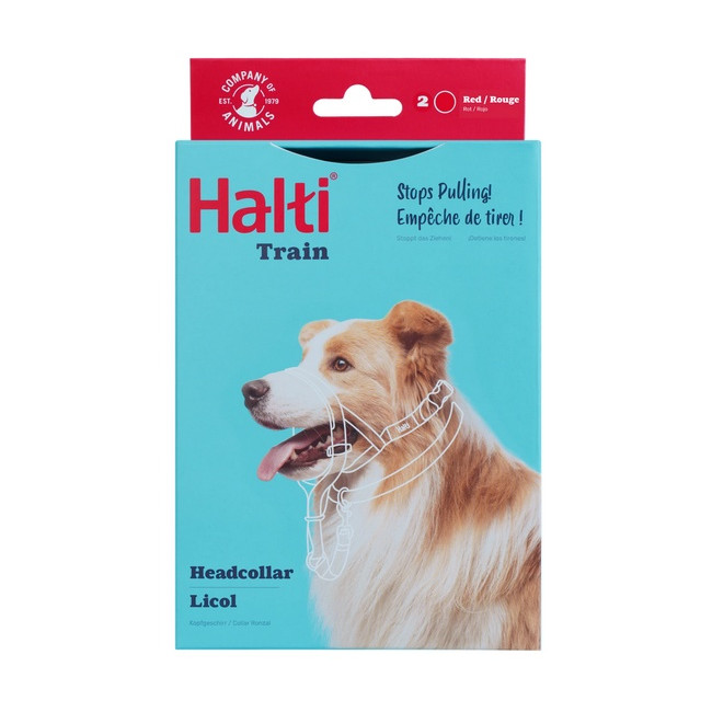 Halti Kantarek - obroża uzdowa rozmiar 2 czerwona